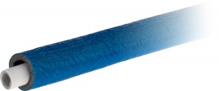 Rura wielowarstwowa PE-RT/AL/PE-RT uniwersalna w otulinie
termoizolacyjnej w płaszczu przeciwwilgociowym – kolor niebieski
