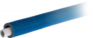 Rura wielowarstwowa PE-Xb/AL/PE uniwersalna w otulinie termoizolacyjnej w płaszczu przeciwwilgociowym – kolor niebieski